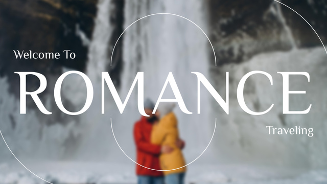 Romance Traveling Video Youtube Thumbnail – шаблон для дизайну