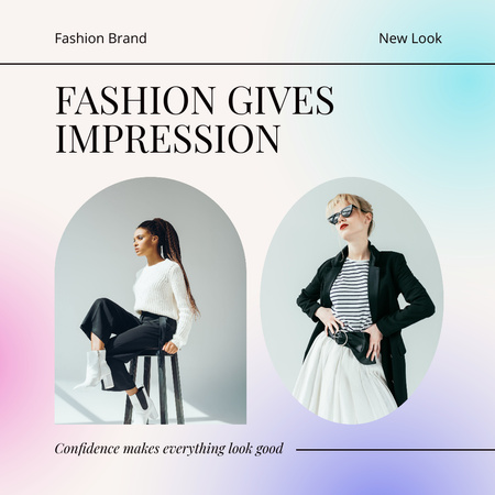 Template di design Elegante abbigliamento moda femminile Instagram