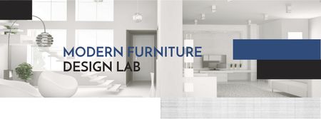 Designvorlage Modern Furniture Design Ad für Facebook cover