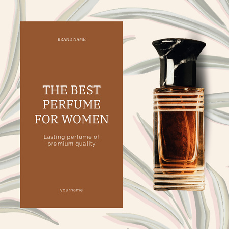 Premium Quality Best Fragrance for Women Instagram Design Template