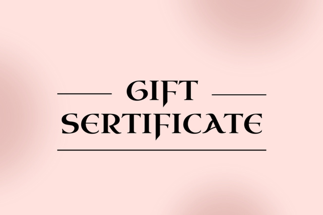 Sport Nutritionist Services Offer Gift Certificate Design Template