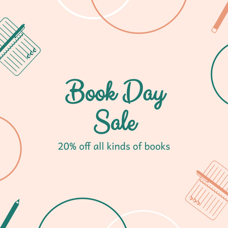 Books Sale Announcement Instagram – шаблон для дизайна