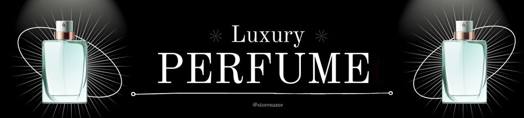 Offer of Luxury Perfume Ebay Store Billboard Šablona návrhu