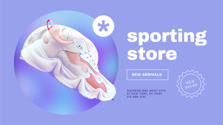 oferta de venda de sapatos esportivos Full HD video Modelo de Design