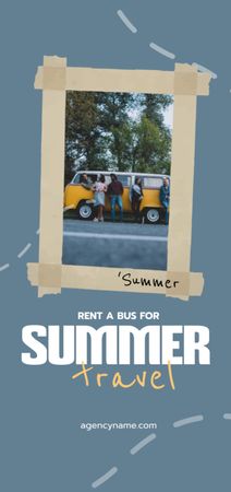Bus Tour Ad Flyer DIN Large Design Template