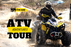 Extreme Tours Offer with Man on Quad Bike