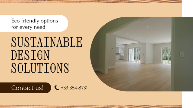 Sustainable Interior Design Options Offer By Architects Full HD videoデザインテンプレート