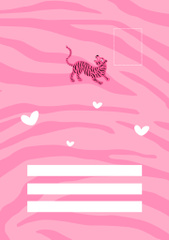 Valentine's Day Congratulation With Lovely Tigers