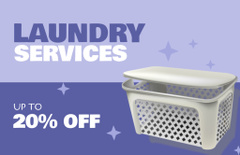 Offer Discounts on Laundry Services with Basket