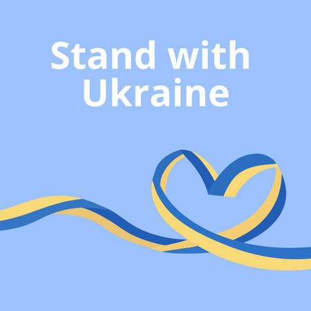 Plantilla de diseño de Awareness about War in Ukraine Instagram 