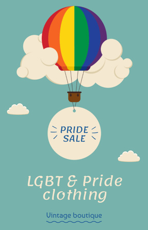 Designvorlage ankündigung des pride month sale für IGTV Cover