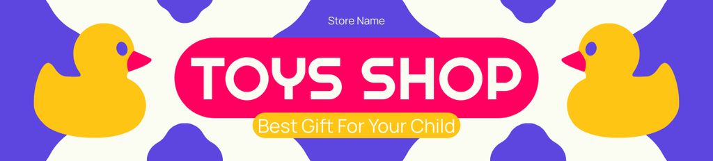 Ontwerpsjabloon van Ebay Store Billboard van Sale of Best Gifts for Children