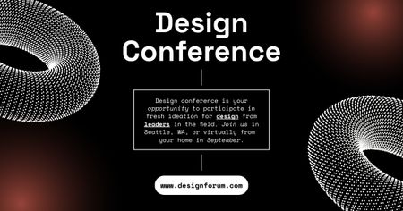 Design Conference Advertising Facebook AD Design Template