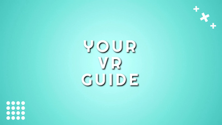Headset With VR Guide Vlog YouTube intro Design Template