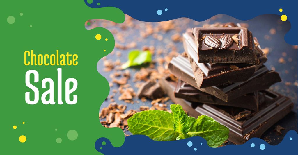 Chocolate Mint offer Facebook AD Tasarım Şablonu