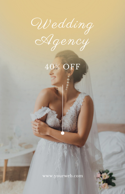 Ontwerpsjabloon van IGTV Cover van Wedding Agency Services Discount Offer
