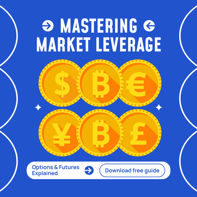 Designvorlage Mastery of Cryptocurrency Trading on Exchange für Animated Post