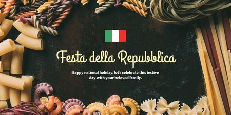 Let's Celebrate Festa Della Repubblica Twitter Šablona návrhu