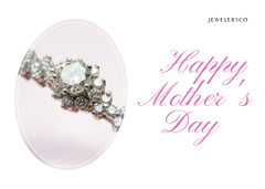 Jewelry Offer on Mother's Day on White