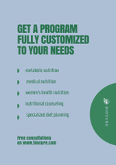 Nutrition Programs and Dietitian Services With Slogan
