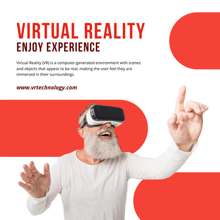 VR Experience Instagramデザインテンプレート