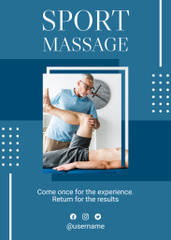 Sports Massage Centre Advertisement