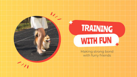 Template di design Offerta di addestramento di cani per proprietari di animali domestici Full HD video