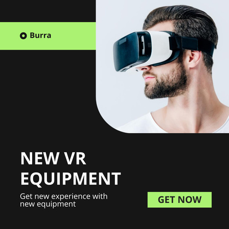 Plantilla de diseño de VR Headsets Ad Instagram 