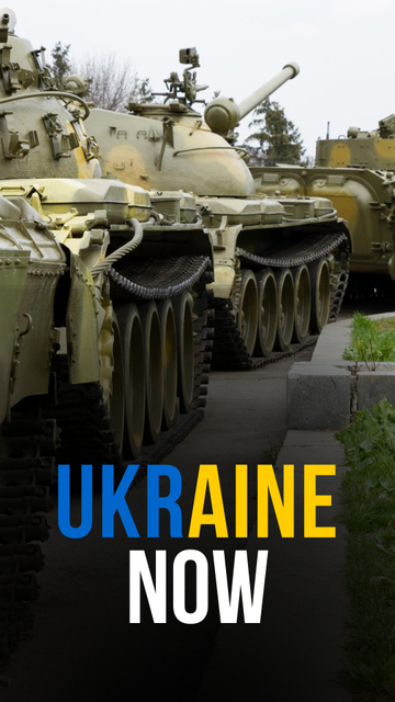 Awareness about War in Ukraine Instagram Story Design Template