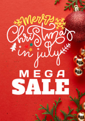 July Christmas Bright Sale Announcement