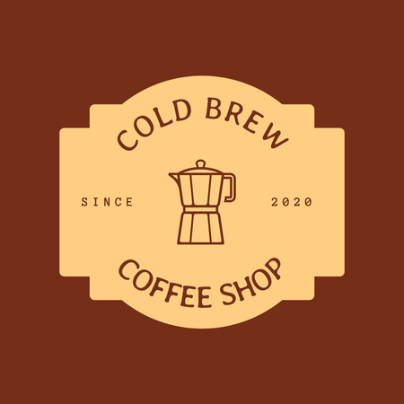 Coffee Shop Ad Logo Design Template