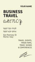 Travel Agency Ad with Street Old Buildings