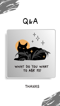 Plantilla de diseño de Tab for Asking Questions Instagram Story 