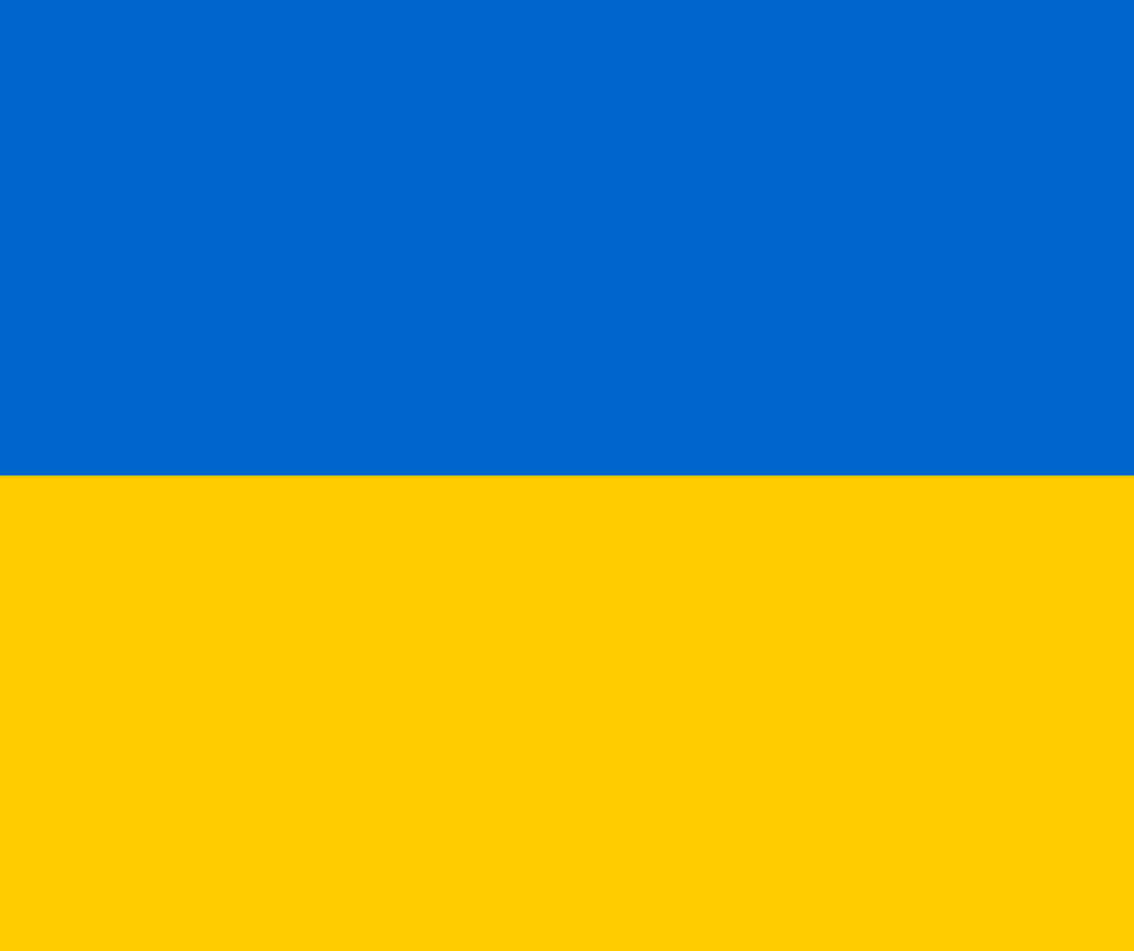National Flag of Ukraine Facebook Tasarım Şablonu
