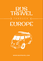 Time-efficient Bus Travel Tour Announcement Through Europe