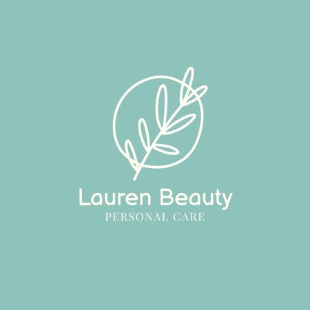 Platilla de diseño lauren and beauty Logo