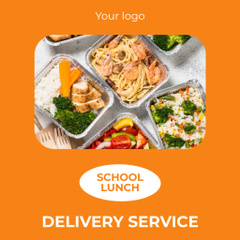 School Meal Delivery Service Offer on Orange