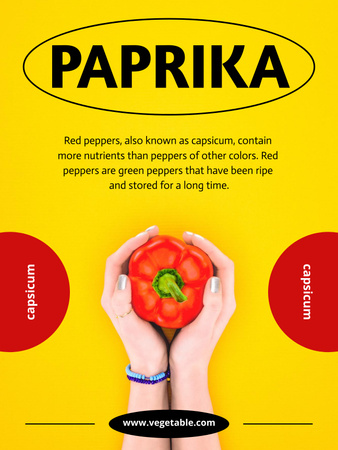 Platilla de diseño Paprika Poster US