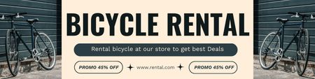 Rental City Bikes Proposition Twitter Design Template