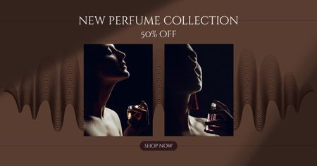 New Perfume Collection Discount Offer Facebook AD Design Template