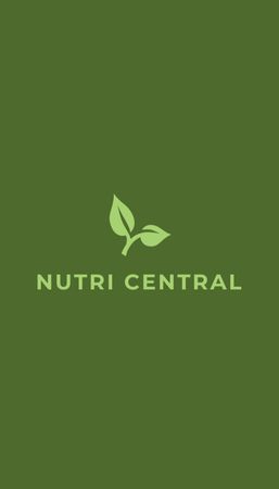 Plantilla de diseño de Oferta de servicio de especialista en nutrición Business Card US Vertical 