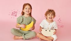 Children's Clothing Store Ad on Simple White