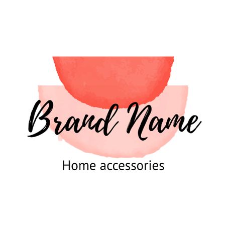 Elegant Home Decor And Accessories Offer In White Animated Logo – шаблон для дизайна