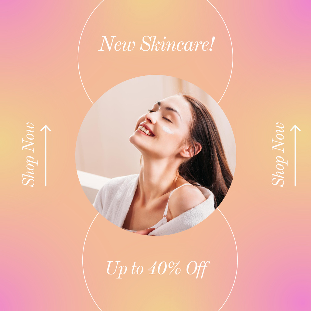 Modèle de visuel Skincare Product Discount Offer - Instagram