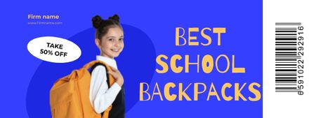 Modèle de visuel Back to School Special Offer - Coupon