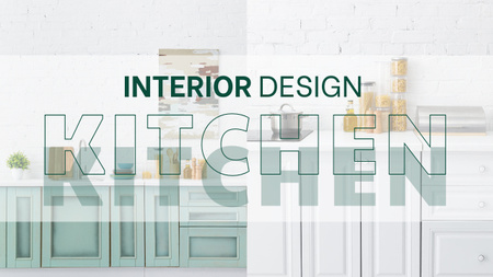 Ad of Kitchen Interior Design Youtube Thumbnail Tasarım Şablonu
