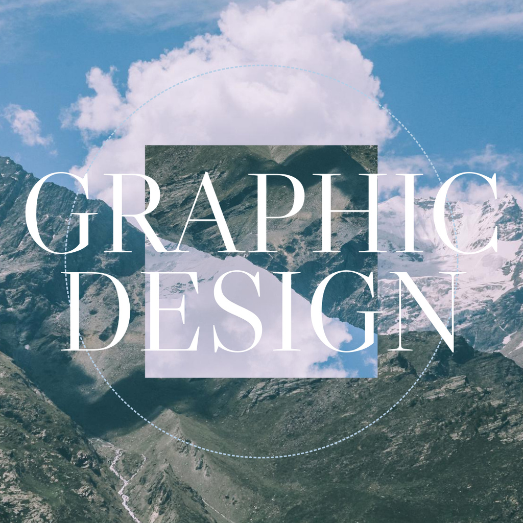 Designvorlage Graphic Designer Service Offer für Instagram
