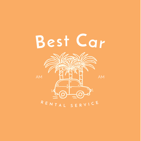 Car Rental Services Offer Logo Design Template