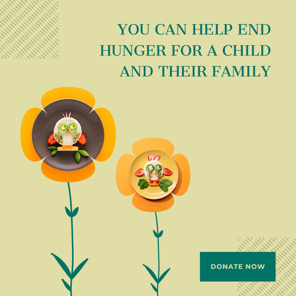 Plantilla de diseño de Charity Event for Families with Children Instagram 