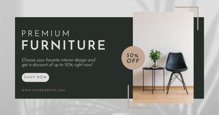 Premium Furniture Sale Facebook AD – шаблон для дизайну